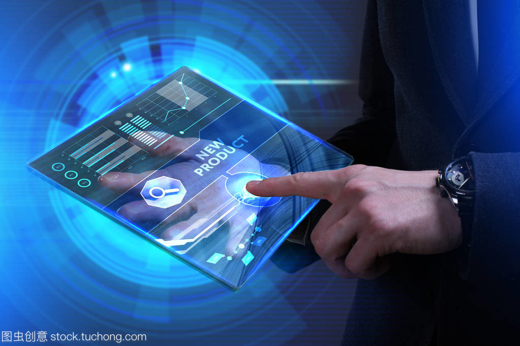 業(yè)務(wù),技術(shù),互聯(lián)網(wǎng)和網(wǎng)絡(luò)概念。年輕的生意